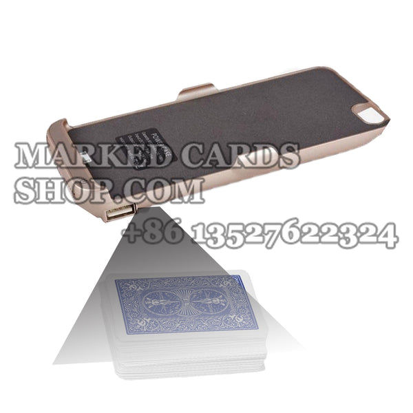 IPhone Power Bank Barcode Poker Scanner for Two Deck Cards