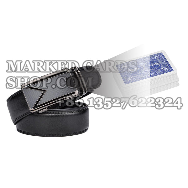 Leather Belt Cheating Scanner for Barcode Marked Deck Use With Poker Analyzer