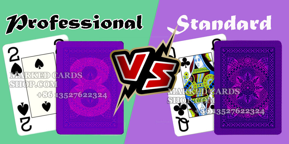 Professional Marked Cards VS Standard Quality Marked Cards