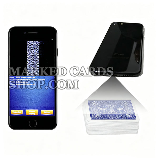 CVK 400 Iphone X Poker Analyzer Valsspeler met Bluetooth-hoofdtelefoon