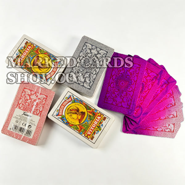 Modiano Golden Trophy Poker Size Standard Index IR Marked Cards
