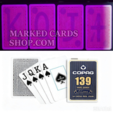 COPAG 139 Red and Blue Cards with Invisible Marking for Lenses