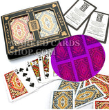 Invisible Cards Marking KEM Paisley 2 Decks Narrow Regular