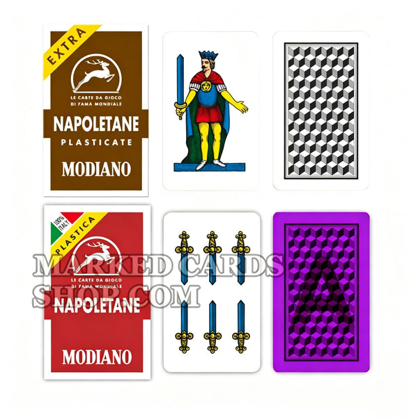 Modiano Napoletane Italian Luminous Marking Cards