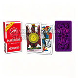 Modiano Piacentine Plastic Cards Regular Index for IR Poker Camera