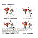 Invisible Cards Marking KEM Paisley 2 Decks Narrow Regular