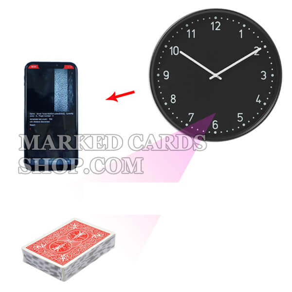 Clock Long Distance Camera for Poker Gambling Cheating