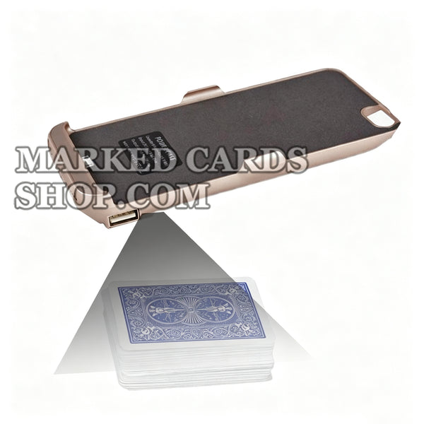 IPhone Power Bank Barcode Poker Scanner for Two Deck Cards