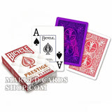 Fournier Prestige Bicycle Marked Poker Cards for Contact Lenses