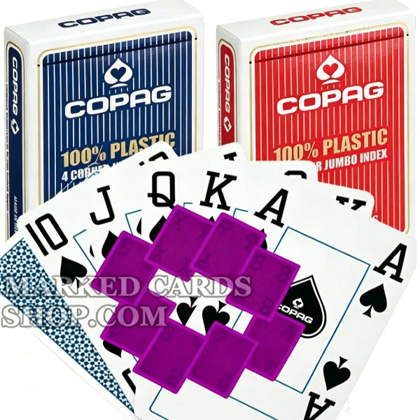 Copag 4 Corner Marked Deck for Cheating Contact Lenses