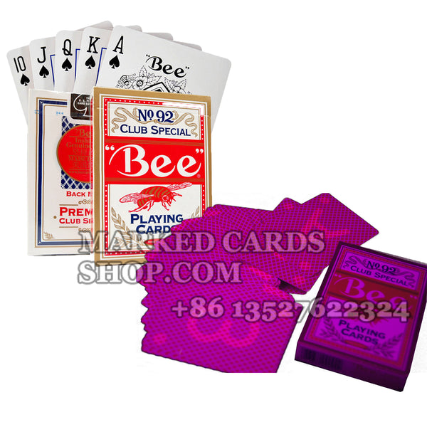 Bee Marked Deck for Sale with Marked Cards Reader Contact Lenses