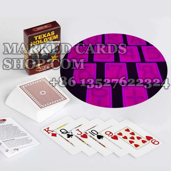 Invisible Ink Dal Negro Texas Holdem Cards Read by Luminous Contact Lenses