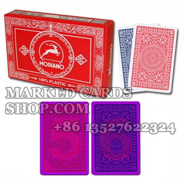 Modiano Club Bridge Poker Regular Index Marking Poker Cards
