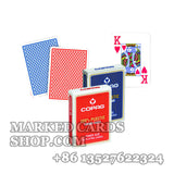 Copag Jumbo Face red & blue poker size marked cards