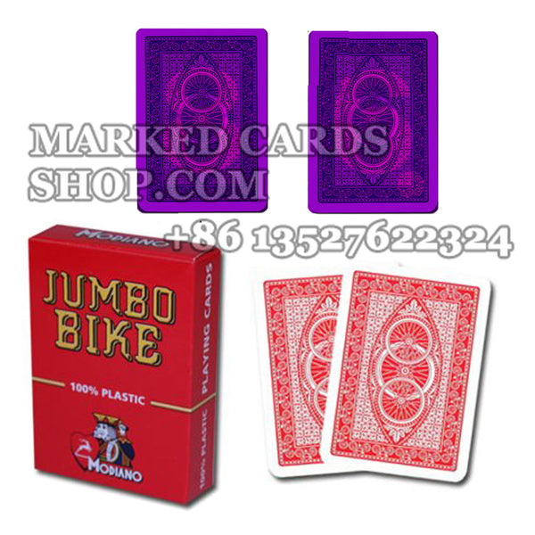 Modiano Jumbo Bike Poker Cheating Contact Lenses Cards