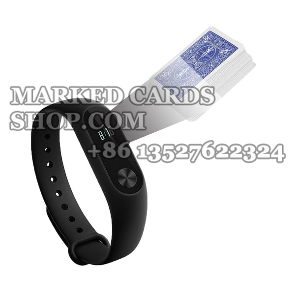 Fashionable Bracelet Poker Scanning Camera for Cheating Cards in Texas Holdem