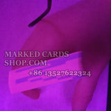 Invisible ink barcode marked cards