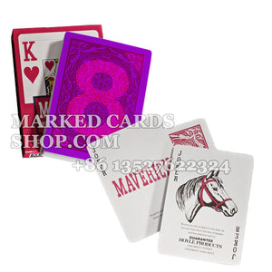 Maverick cards with invisible ink markings